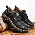 YBQJOO Men's Casual PU Leather Loafers Breathable Rubber Sole