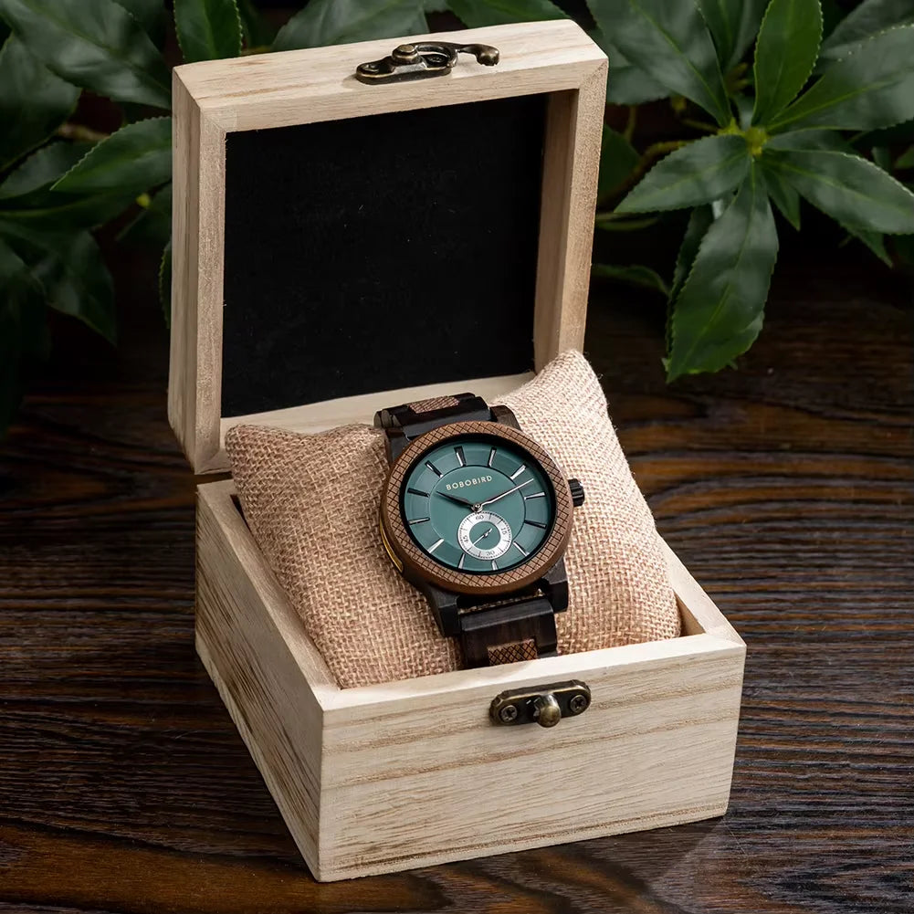BOBO BIRD Navy Blue Couple Watches Top Luxry Brand Lover Wooden Quartz Wristwatch Personalized Engraved Reloj Mujer Dropshipping