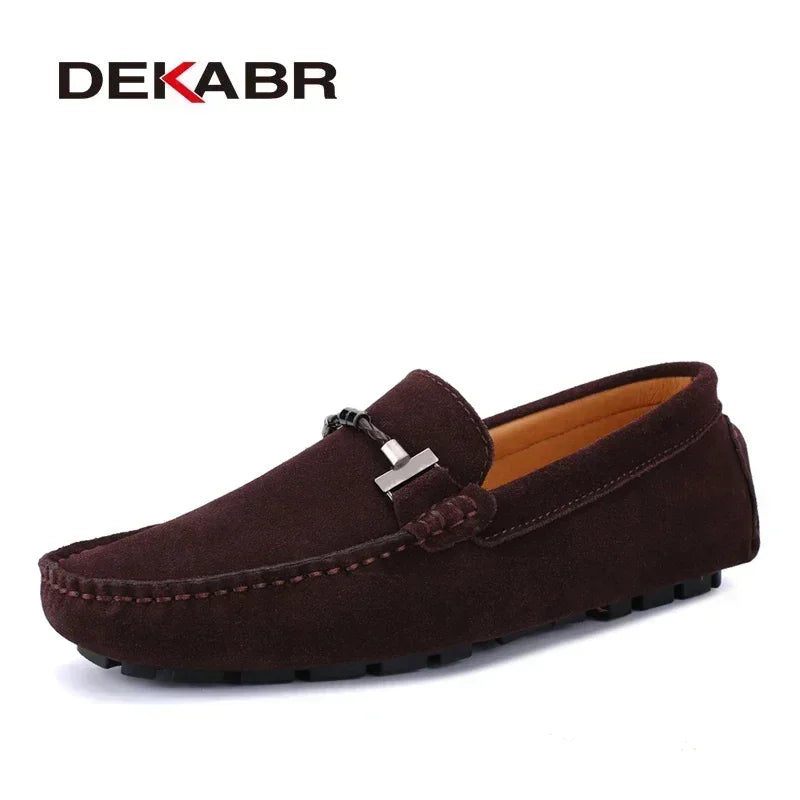DEKABR Trendy Men Casual Shoes Big Size 38-47 Brand Summer Driving Loafers Breathable Wholesale Man Soft Footwear Shoes for Men