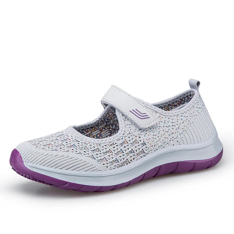 Damskie półbuty letnie, ażurowe sneakersy, oddychające obuwie codzienne, damskie mokasyny, miękkie buty do chodzenia, buty żeglarskie