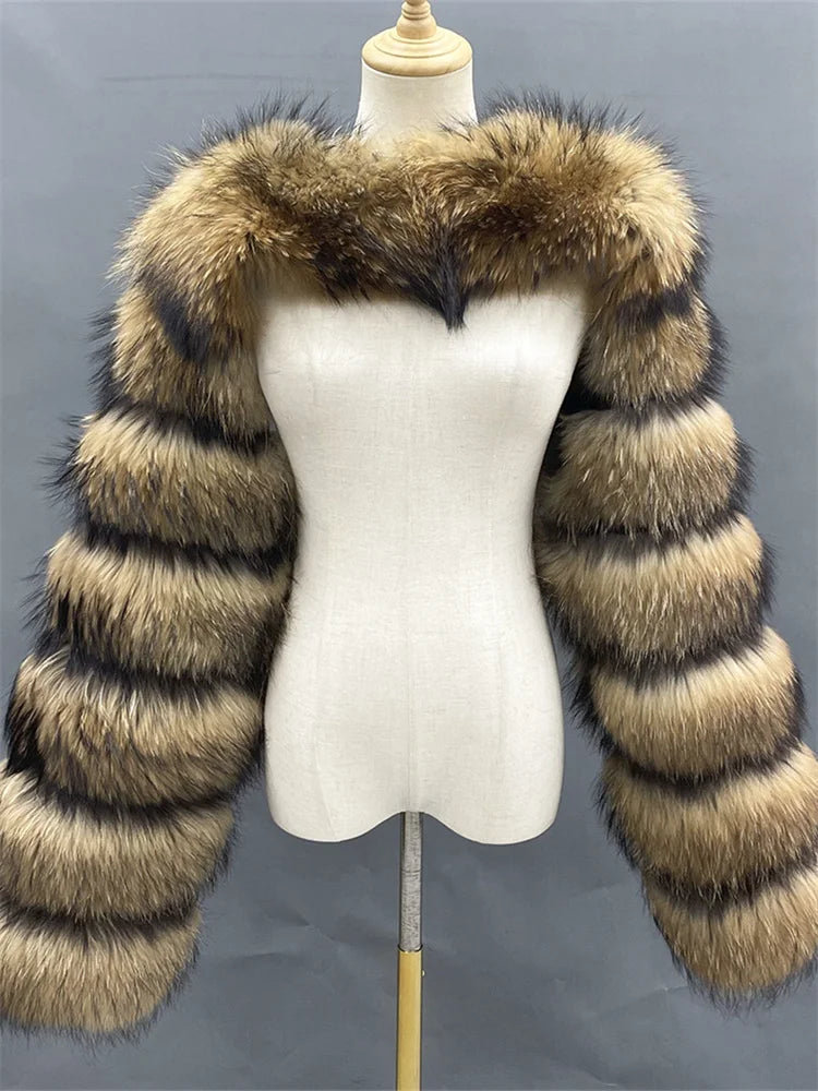 Winter Warm Clothes 2022 Pink Black Faux Fur Coats Women Long Sleeve Crop Top Gray White Faux Fur Jackets for Women Wholesale