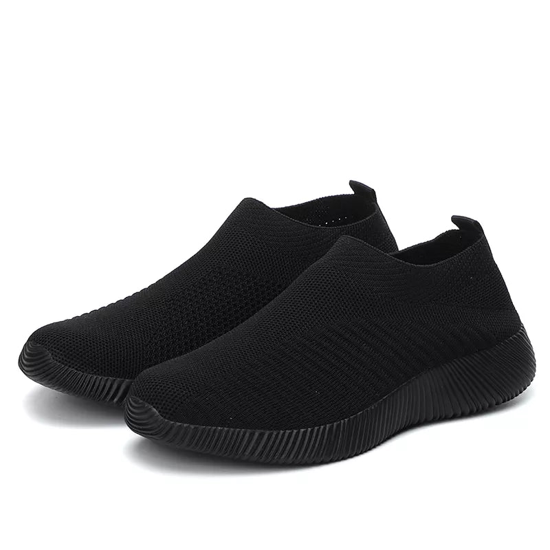 Moipheng 2023 Damskie trampki wulkanizowane, skarpetkowe sneakersy, letnie wsuwane płaskie buty damskie, mokasyny w dużych rozmiarach, buty do chodzenia