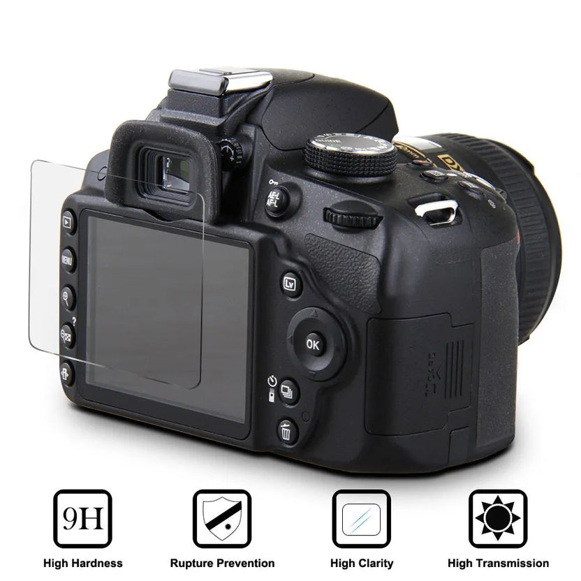 Twarde szkło ochronne na ekran do Nikon D3500 D3300 D3400 D5600 D610 D7000 D7200 D7500 D780 D810 D850 Z5 Z50 Z6/Z7 II Z8 Z9 ZF Z30