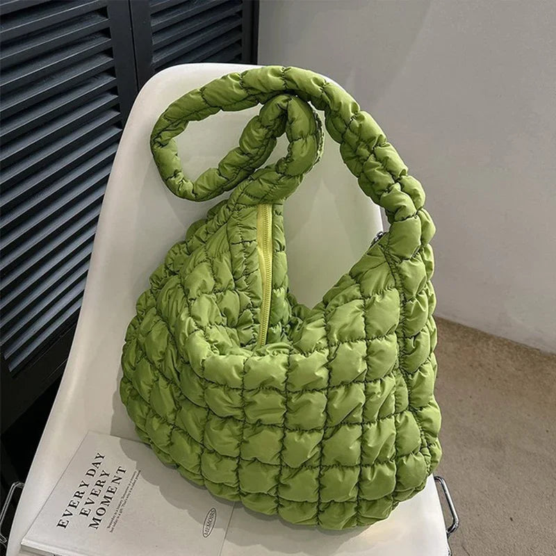 Cloud Bag Large and Small Soft Pleated PU Dumpling Shoulder Tote for Women