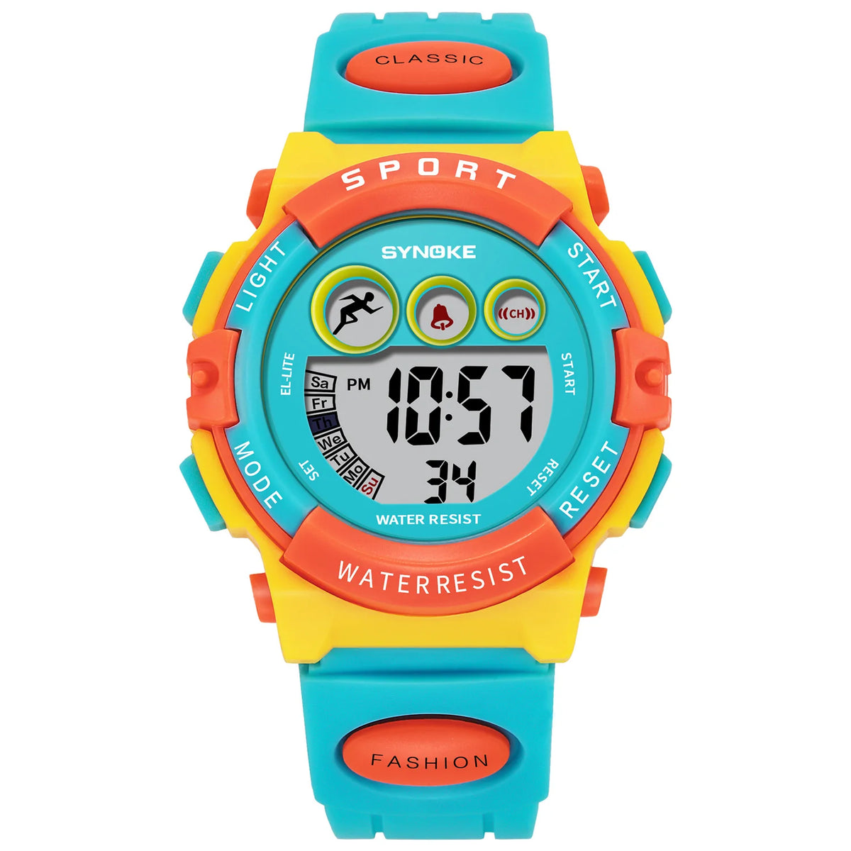 Reloj deportivo impermeable para niños, LED digital, de lujo, electrónico, para niños y niñas, regalos