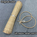 Natural Rattan Cane Webbing Roll 40/45/50/55cm Width Large Size Rattan Roll, Caning Material Rattan Fabric for Caning Projects