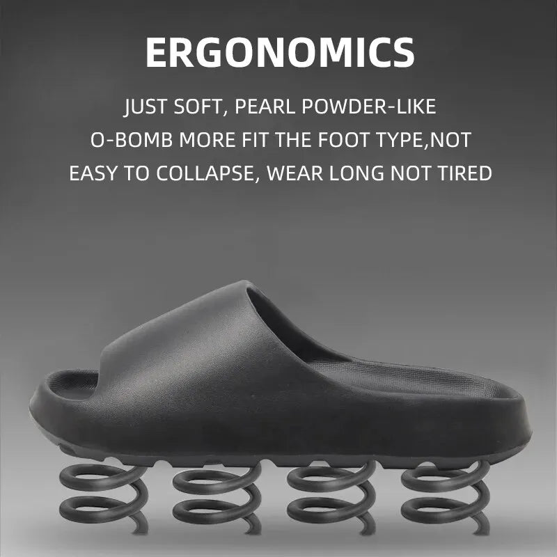 Coconut Slippers Men Women EVA Soft Like Stepping on Shit Thick Soled Sandals Solf Non-Slip Wearing Slipper Outdoor Indoor Shoes