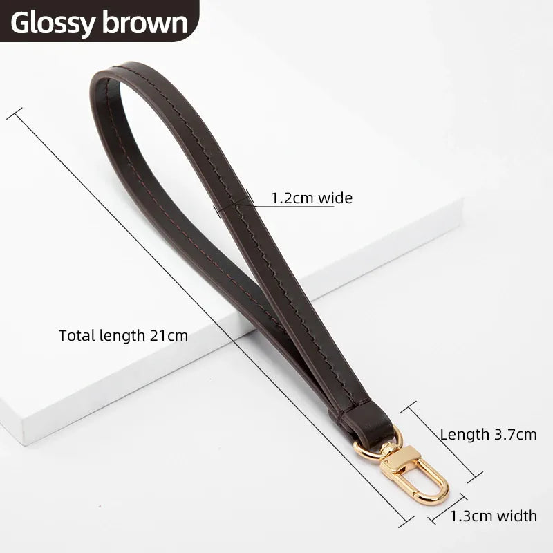 CRAZYSMITH Wrist Strap Wallet for LV POCHETTE TO-GO Handbag Handle 21cm Long Clutch Bag Straps Purse Handle Belt Bag Accessories