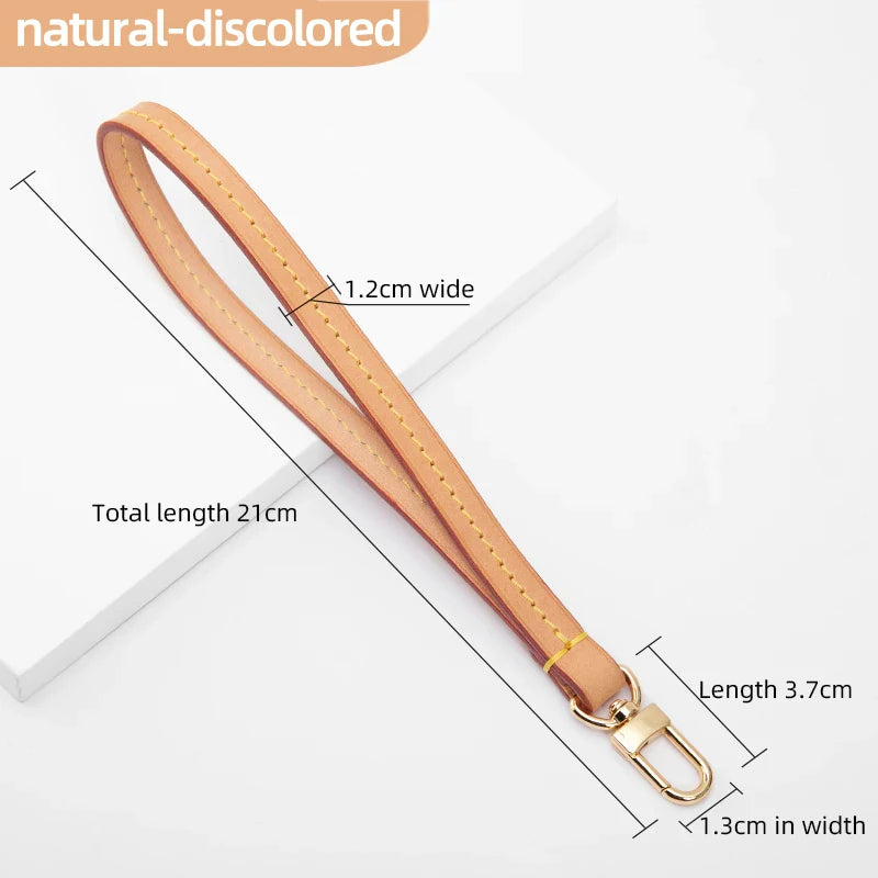 Pasek na nadgarstek CRAZYSMITH do torebki LV POCHETTE TO-GO, uchwyt 21 cm, długi pasek do kopertówki, akcesoria do torebek