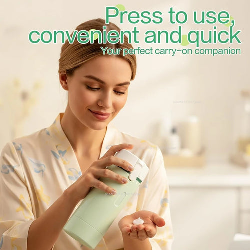4 in 1 Travel Dispenser Portable Travel Bottles Leak Proof Leakproof Travel Container for Perfume Shampoo Conditioner Lotion