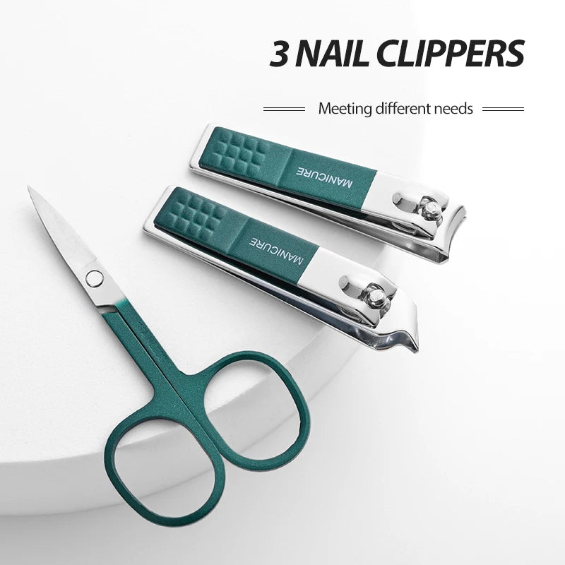 Nail Scissors Set Household High End Mens and Womens Special Nail Clippers Manicure Beauty Tools 6 Piece Portable Household