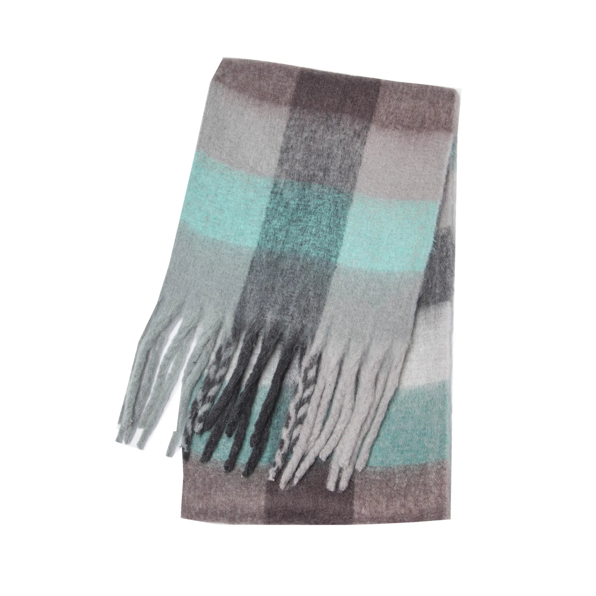 2026 Winter Thick Warm Scarf Women Cashmere Shawl and Wraps Pashmina Neckerchief Bufanda Female Rainbow Hairy Tessel Echarpe New