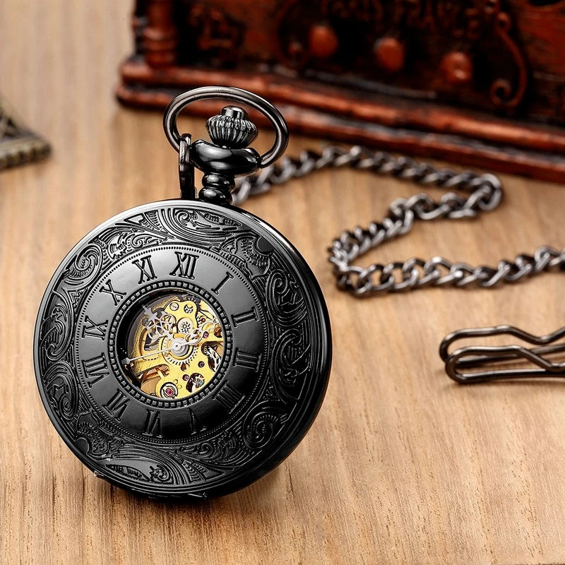 New Anime Action Figure Date a Live Tokisaki Kurumi Mechanical Pocket Watch Unisex Students Cosplay Waterproof Wristwatch Gift