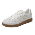2026 Retro Round Head Soft Leather Shoes Spring New Style Versatile Breathable Lightweight Agan Sports Shoes for Couples Sneaker