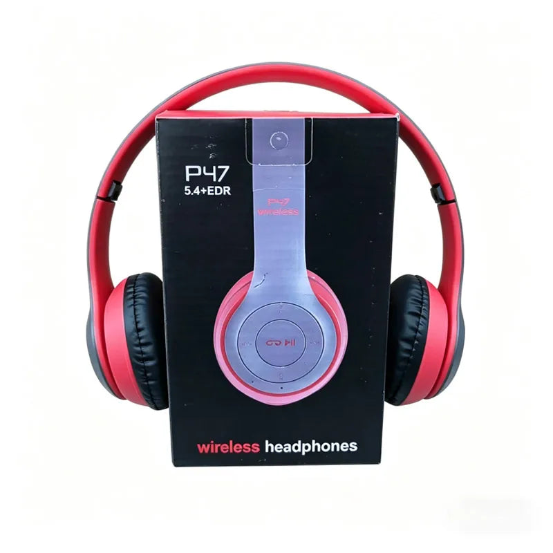 Auriculares inalámbricos plegables Bluetooth 5.0 supraaurales para juegos