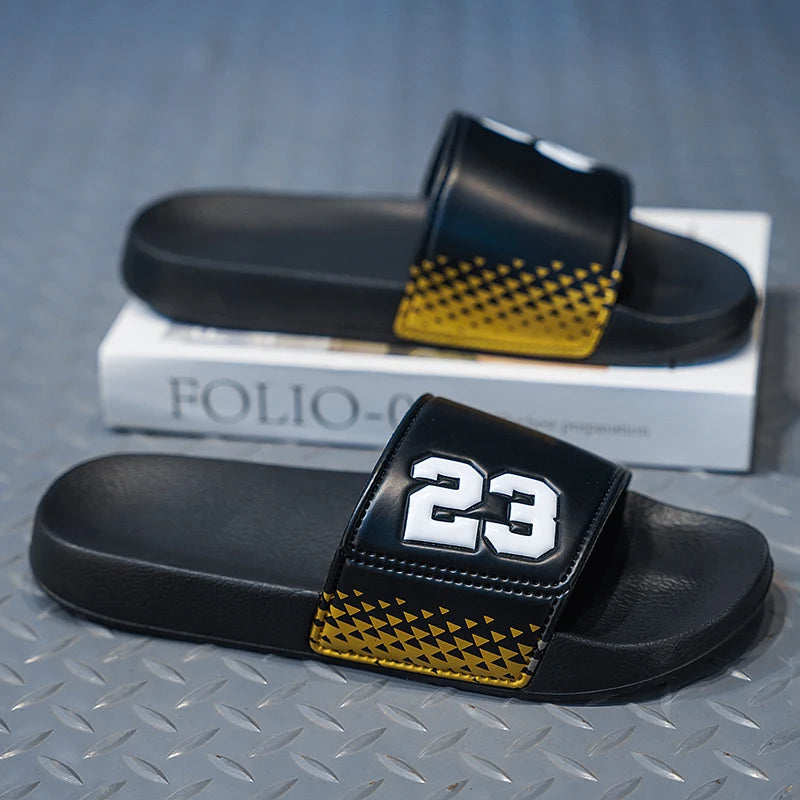 Herrtofflor strand sommarsandaler lätta halkfria flip-flops för män modeskor EVA design tofflor utomhus original