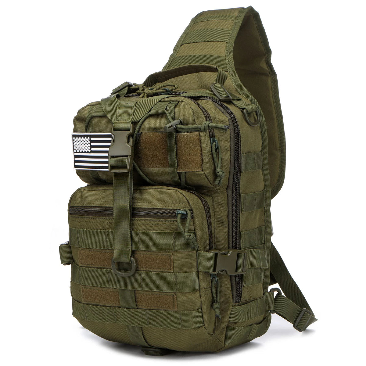 Mochila táctica de asalto con correa, impermeable, tipo EDC para senderismo, camping, caza, trekking y viajes al aire libre