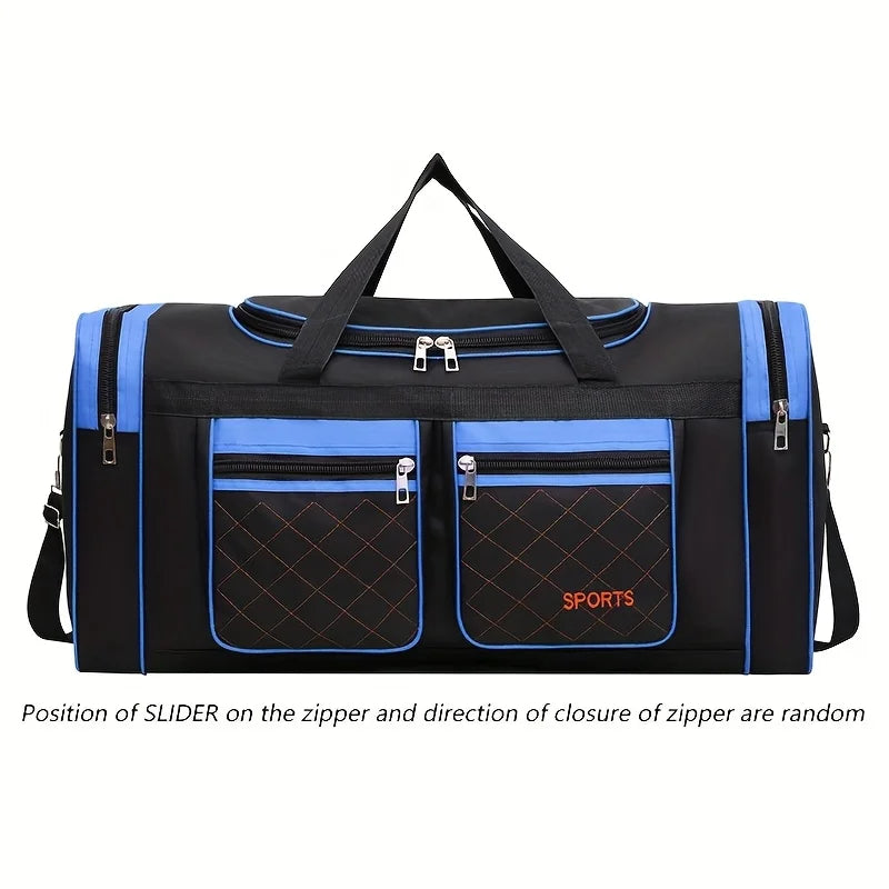 Bolsa de viaje de nailon de gran capacidad con múltiples bolsillos