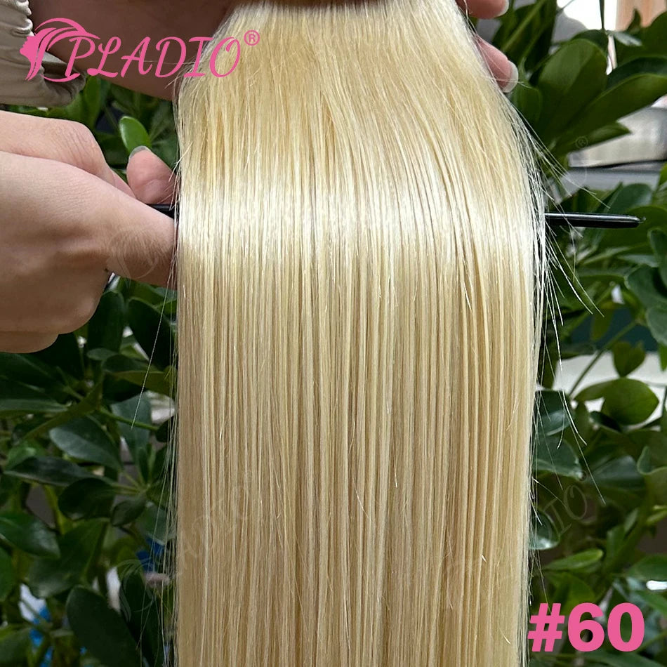 PLADIO Straight I Tip Hair Extensions Human Natural Hair Extensions Keratin Capsule Original Human Hair 12-26 Inch 50pcs 100pcs