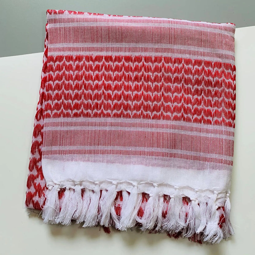 100%Cotton Thicker Arab Scarves Men Winter Keffiyeh Windproof Scarf Muslim Hijab Shemagh Tactical Desert Square Wargame
