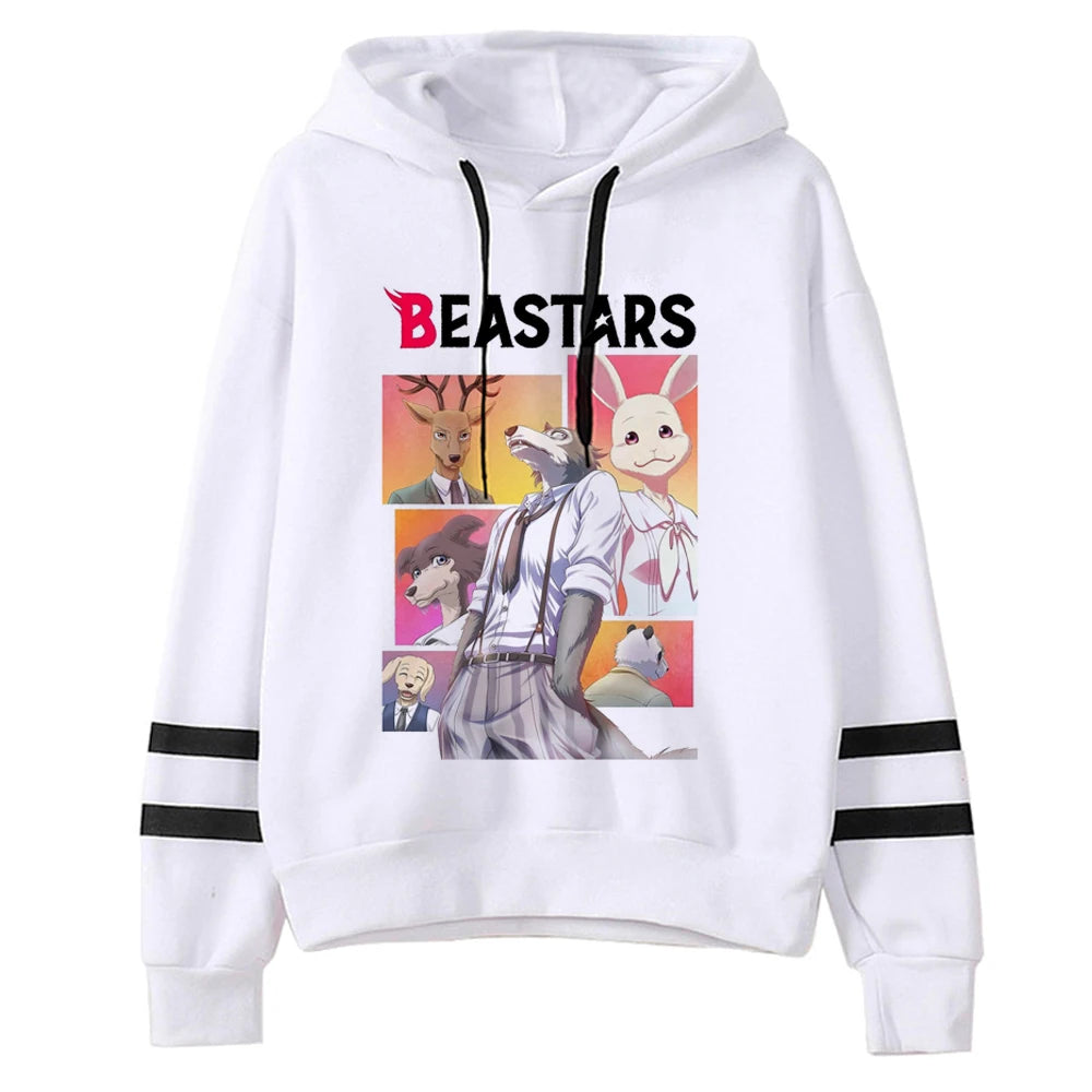 Beastars Hoodies Women Anime Graphic Funny Hoddies Hood Women Aesthetic Sweatshirts