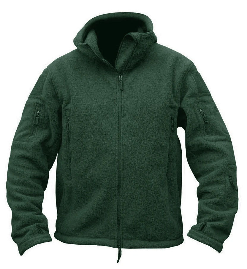 Chaqueta térmica de invierno con capucha TACVASEN para hombre, con bolsillos con cremallera, ideal para camping, trabajo, otoño, senderismo y actividades al aire libre.