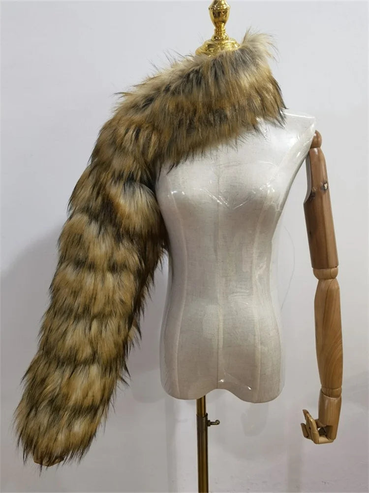 Vêtements d'hiver chauds 2022 manteaux en fausse fourrure rose noir femmes haut court à manches longues vestes en fausse fourrure gris blanc pour femmes en gros