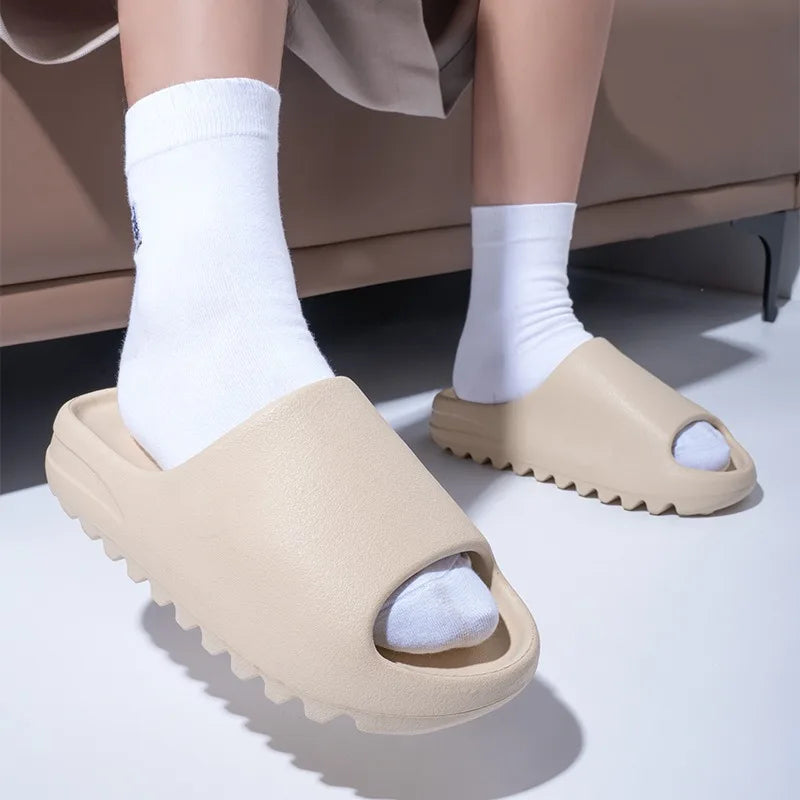 Chanclas de moda de EVA para hombre y mujer, sandalias de playa para verano 2026, calzado casual para mujer, chanclas y sandalias para hombre