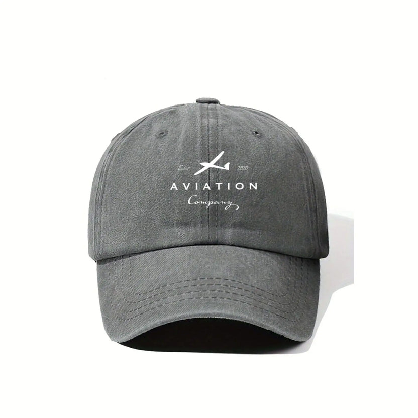 Gorra de algodón unisex Esar Aviation con diseño de copa suave