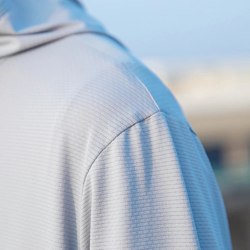 YJKVUR Sudadera con capucha unisex de verano con protección solar UV UPF 50+, chaqueta ligera de manga larga para hombre y mujer, para senderismo y actividades al aire libre