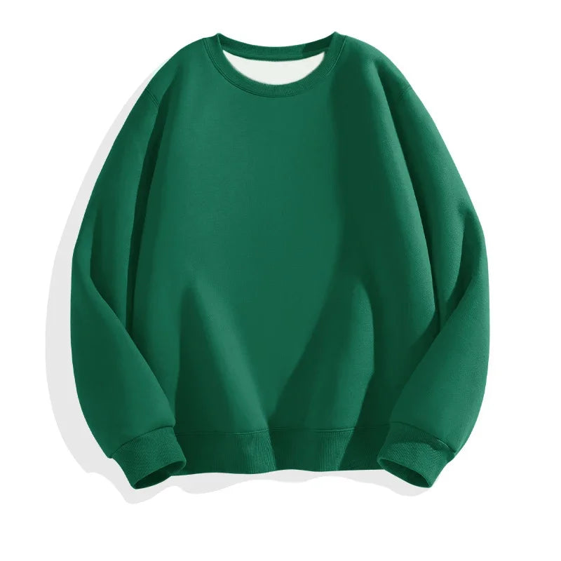 LEGIBLE Autumn Winter Woman's Hoodies Oversize Female Loose Solid Thicken Fleece Warm Women Sweatshirts Lady
