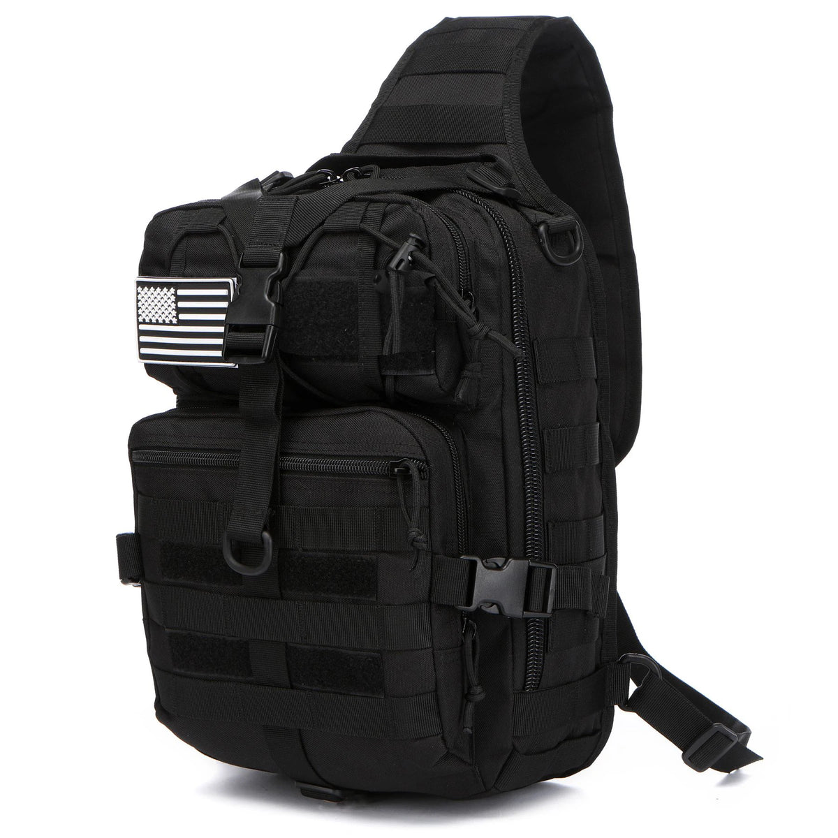 Mochila táctica de asalto con correa, impermeable, tipo EDC para senderismo, camping, caza, trekking y viajes al aire libre