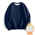 LEGIBLE Autumn Winter Woman's Hoodies Oversize Female Loose Solid Thicken Fleece Warm Women Sweatshirts Lady