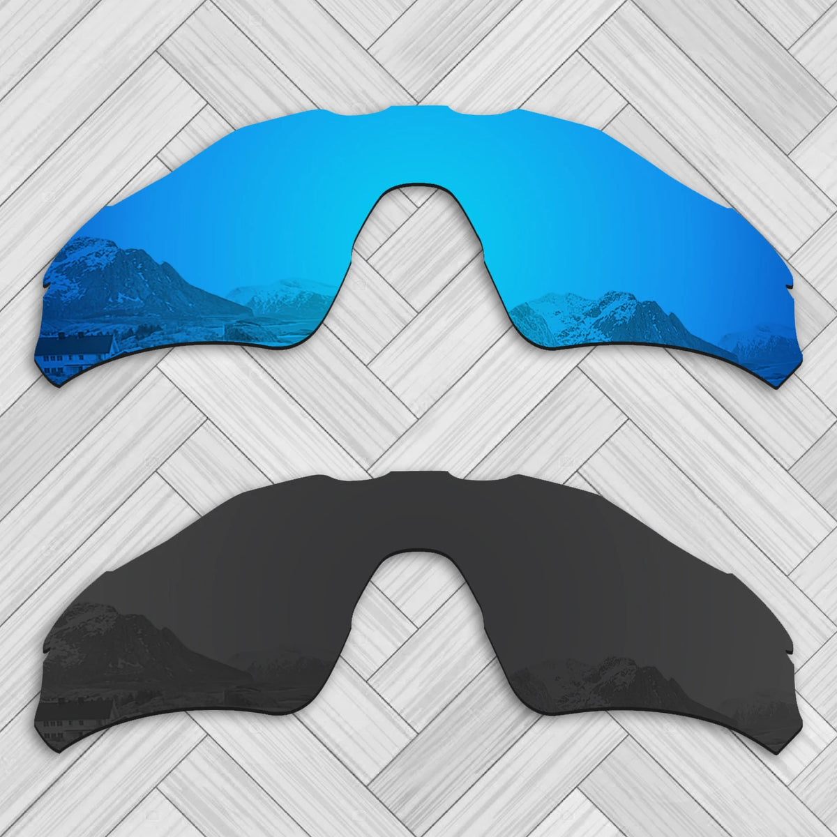 E.O.S. 20+ Optionen Ersatzgläser für Oakley Radar EV Path AF (Asian Fit) OO9275 Sonnenbrille