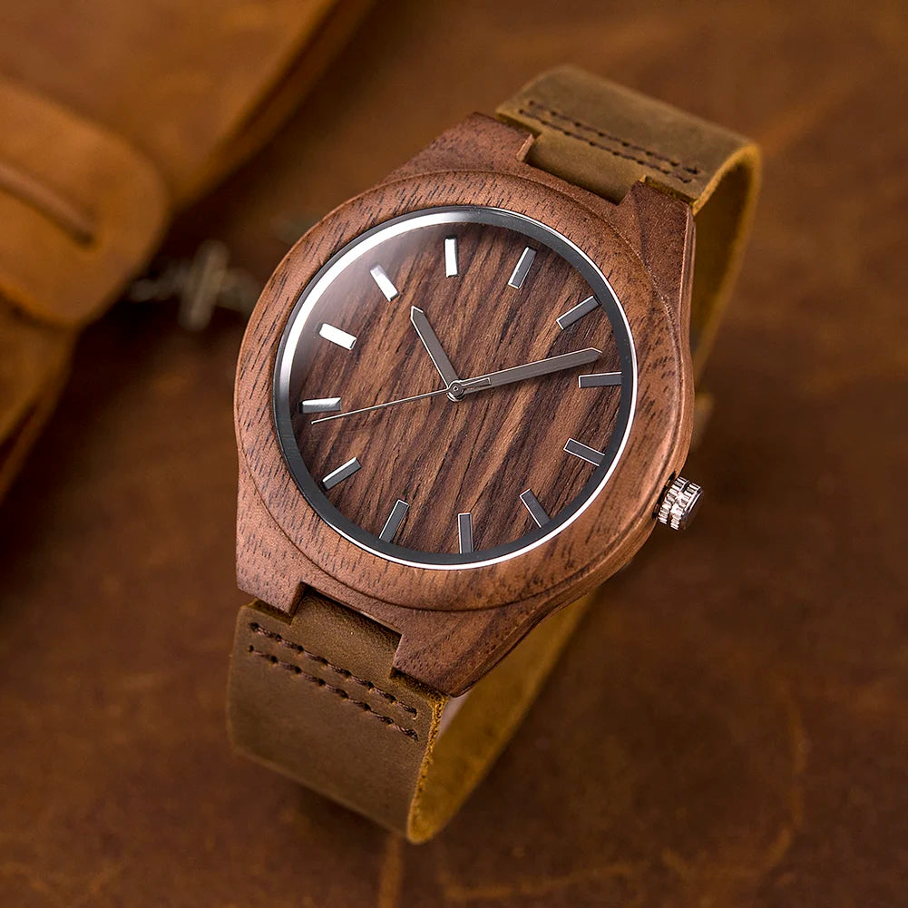 BOBO BIRD Wood Wristwatches Japan Miyota Movement Watch Fashion Brand Designer Bamboo Wooden Watches LOGO Customized OEM
