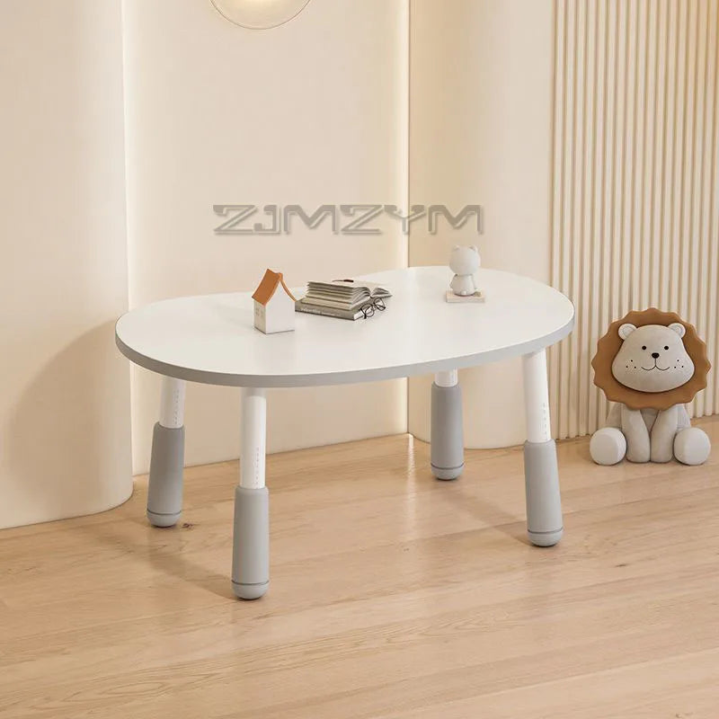 37-46cm Adjustable Baby Learning Table Anti-Slip Stable Early Education Table With Round Edge Care for Baby's Safety Health Grow