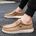 Spring Autumn Men Light Leather Casual Shoes 2023 Chaussures en Cuir Slip-On Flat Plus Big Size 48 49 50 51