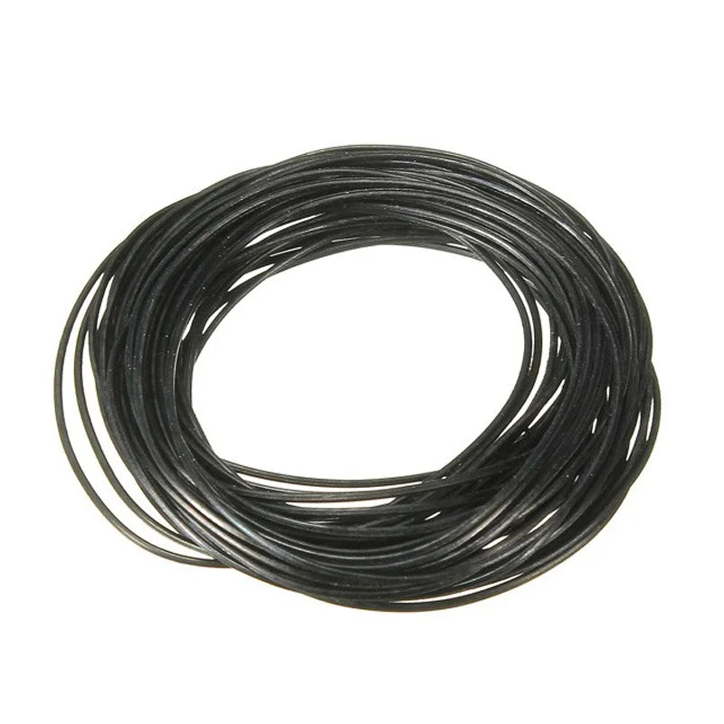 Junta tórica de goma de 0,5 mm, 0,6 mm, 0,7 mm, 0,8 mm, 0,9 mm, repuesto de sello de estanqueidad para tapa trasera de reloj