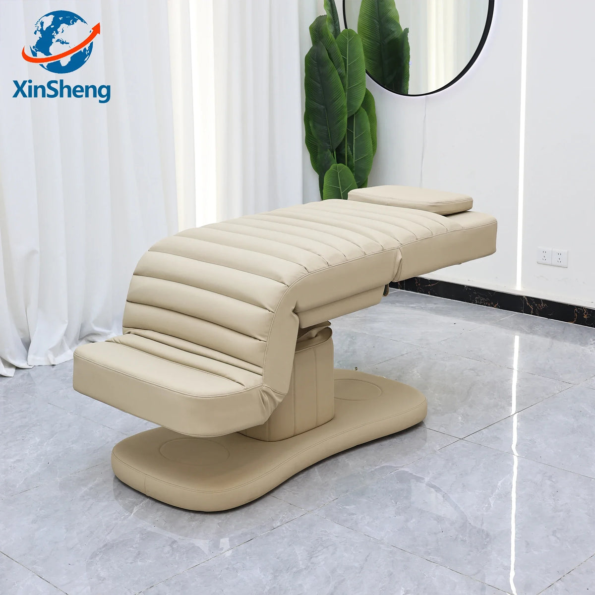 Electric Folding Facial SPA Bed with Adjustable Hydrotherapy Massage Table