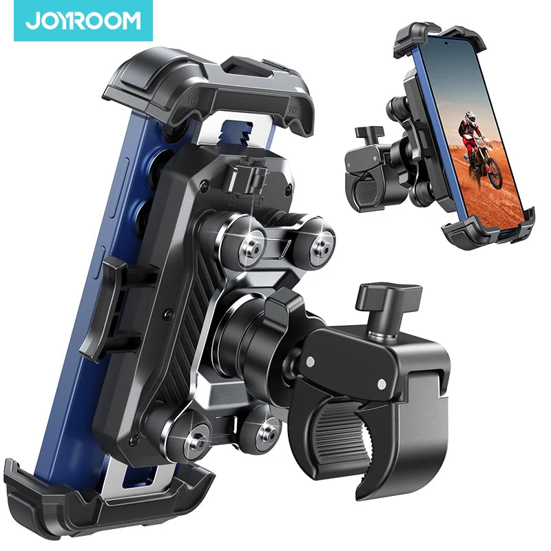 Uchwyt motocyklowy na telefon Joyroom z amortyzacją drgań do telefonów 4,7-7 cali