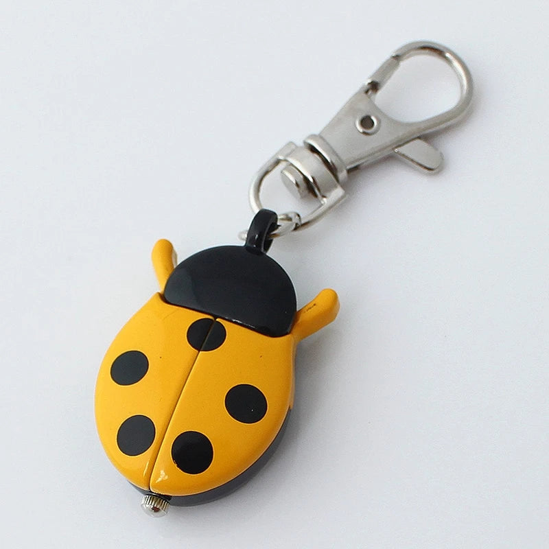 Pop Stainless Steel Quartz Pocket Watch Cute Key Ring Chain New Gift New Ladybug Birthday Party Gifts