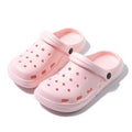 Women Clogs Summer Female Sandals Thick Bottom Home Slides Soft EVA Dry Wedges Platform Garden Shoes Beach Sandals Home Slippers