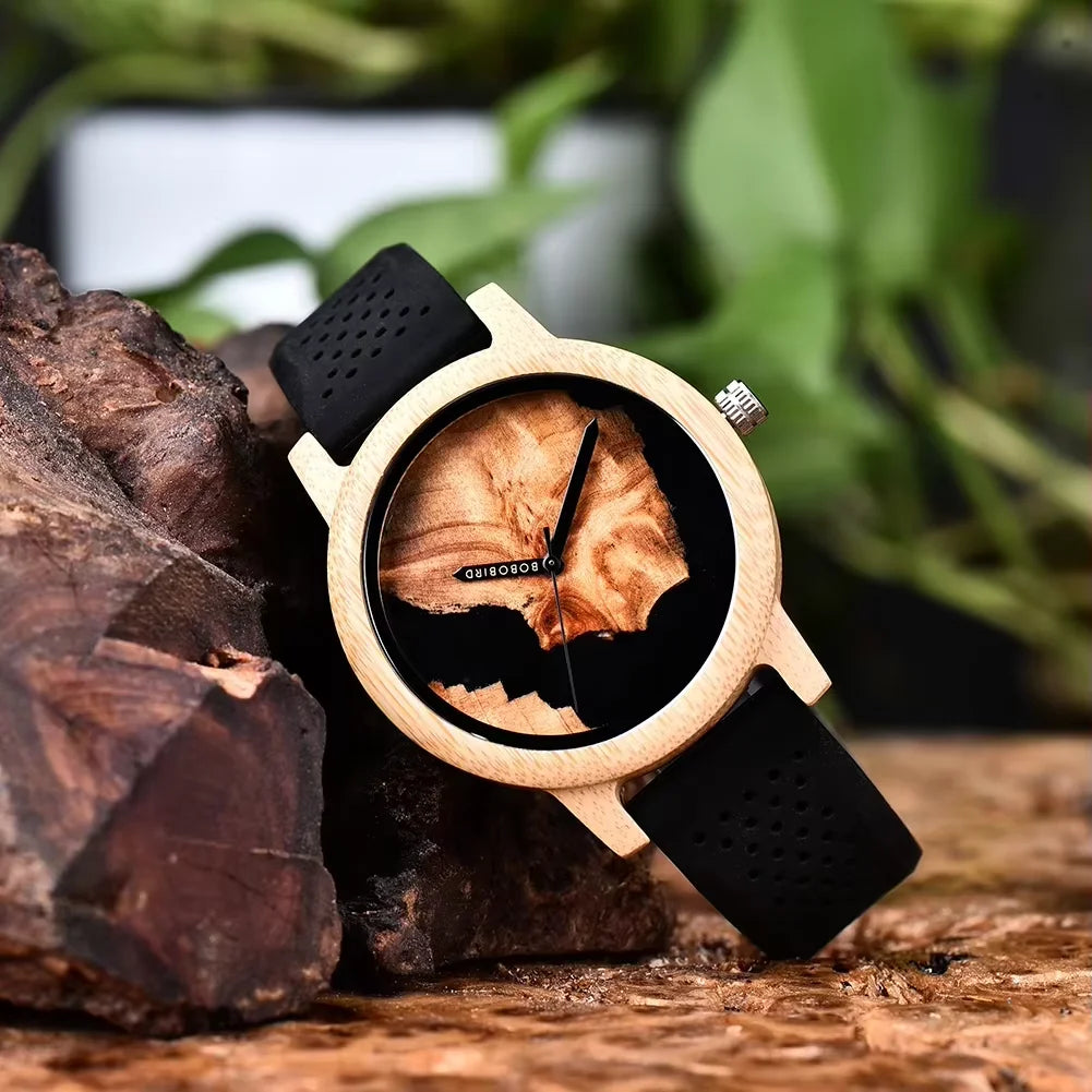 Men Watch New Fashion Wooden Quartz Wristwatch BOBO BIRD Top Japanese Movement Business Timepiece Great Gift Box Reloj De Hombre