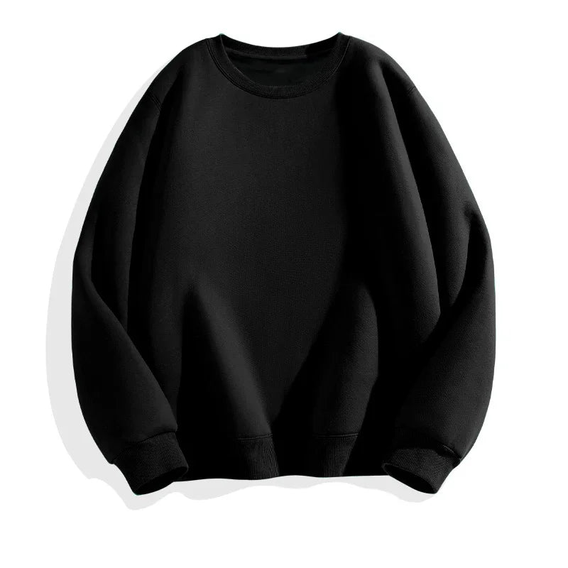 LEGIBLE Autumn Winter Woman's Hoodies Oversize Female Loose Solid Thicken Fleece Warm Women Sweatshirts Lady