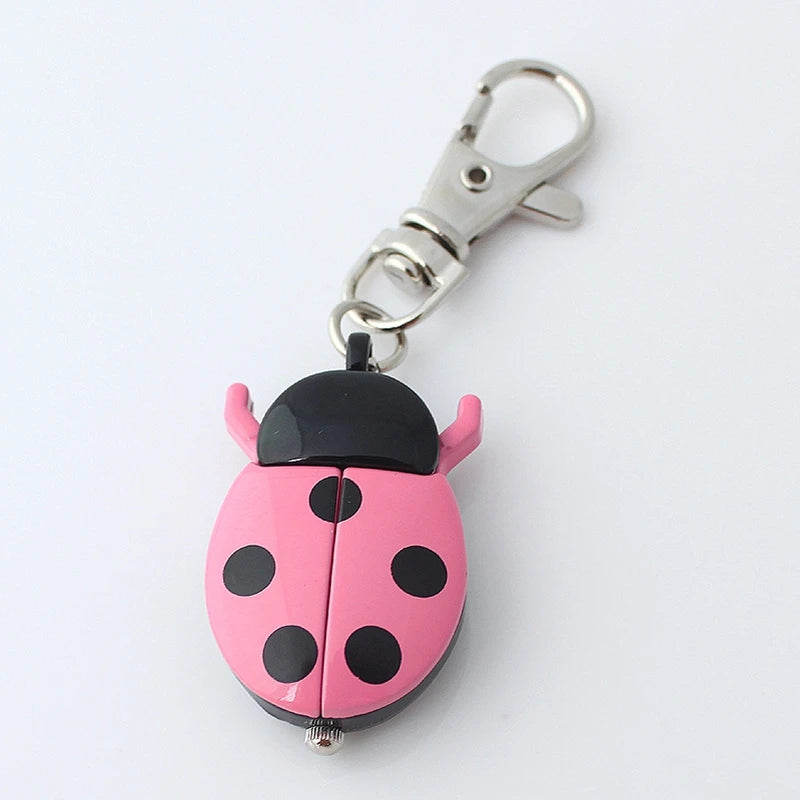 Pop Stainless Steel Quartz Pocket Watch Cute Key Ring Chain New Gift New Ladybug Birthday Party Gifts