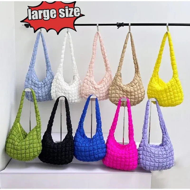 Cloud Bag Large and Small Soft Pleated PU Dumpling Shoulder Tote for Women