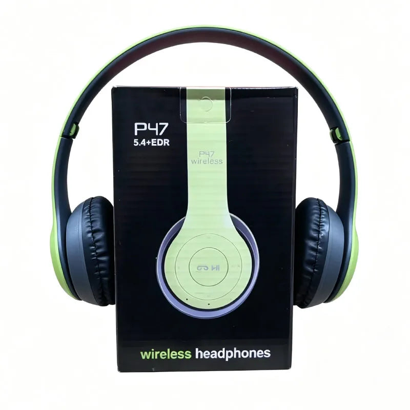 Auriculares inalámbricos plegables Bluetooth 5.0 supraaurales para juegos