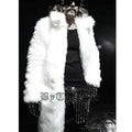 2020 Autumn and Winter Men's Faux Fur Large Lapel Fur Long Men's Faux Fur Jacket Fashion Thicken Men's Overcoat Mens Clothing