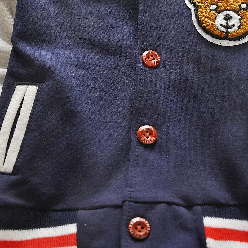 Frühling Herbst Kinder Oberbekleidung Jungen Mantel Kinder Mädchen Kleidung Kinder Baseball Sweatshirt Kleinkind Mode Markenjacke ANZUG