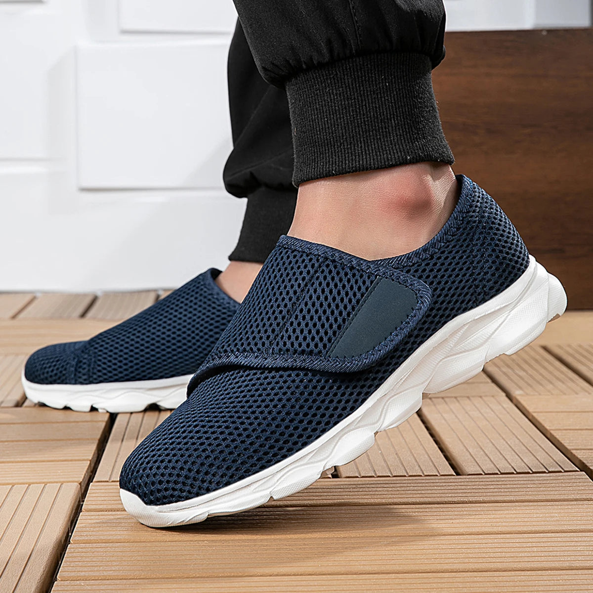 Nya vardagliga ortopediska skor för breda fötter, svullna fötter, hallux valgus, justerbara, mjuka och bekväma diabetikerskor, promenadskor